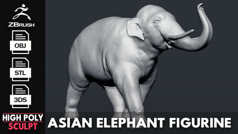 Asian Elephant figurine