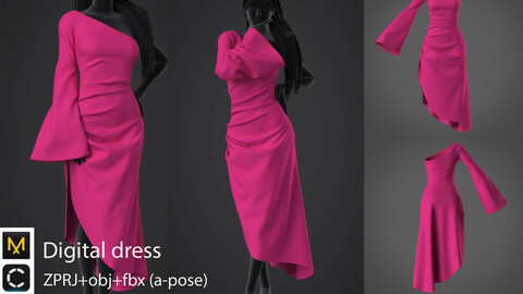 Digital dress. Clo3d/MD