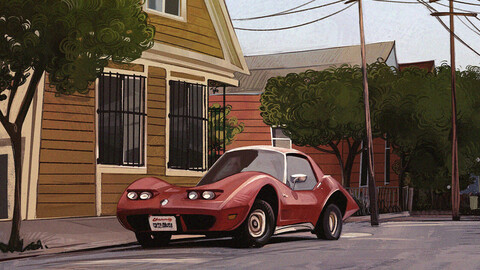 "Corvette Stingray"  for PRINT