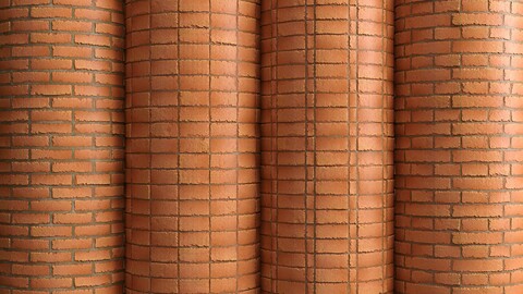 Materials 11- Brick Tiles PBR in 4 Patterns