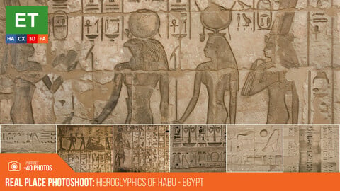 Enviroment Textures - Hieroglyphics of Habu