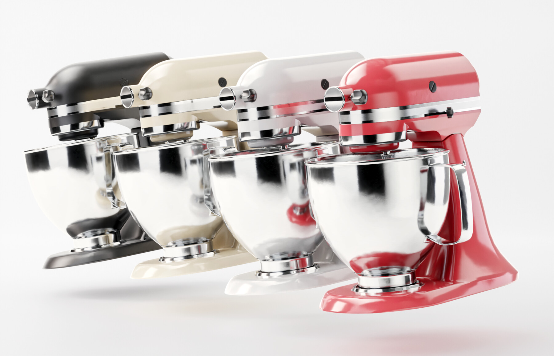 3D Model Mixer KitchenAid on Behance