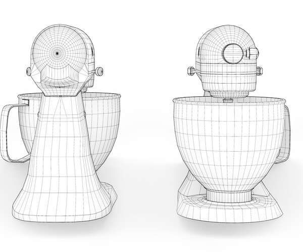 Petit Poussoir KSMVSA robot culinaire KitchenAid W11039695 by Makesome3D, Download free STL model