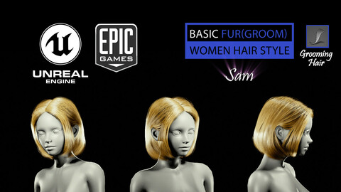 Sam Grooming Real-Time Hairstyle Unreal Engine 4