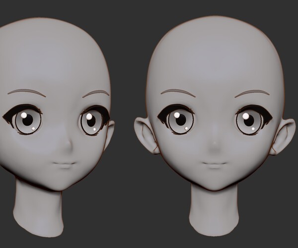 ArtStation - Anime Head1 | Resources