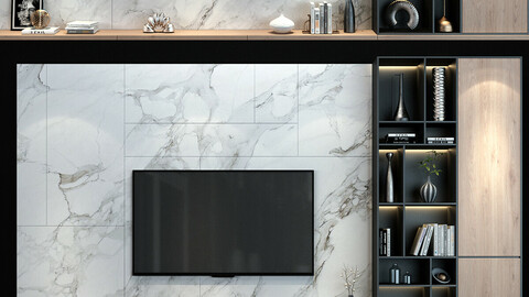TV Wall set 03 / TV Stand / TV Shefl