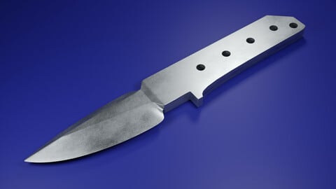 Kunai Free low-poly 3D model