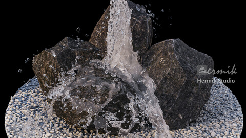 Rocks fountain