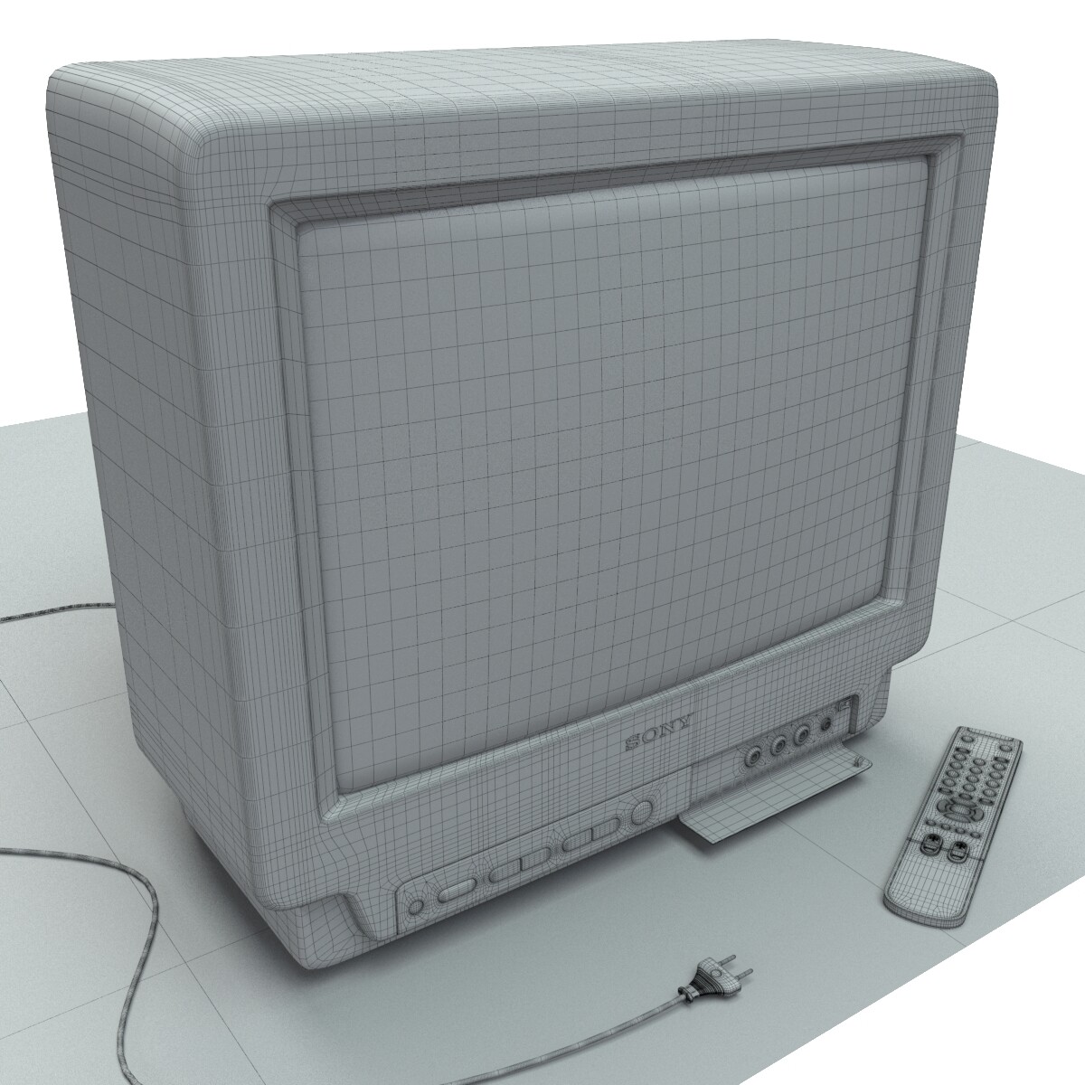 ArtStation - Sony Trinitron KV-13TR28 TV 1995 | Resources