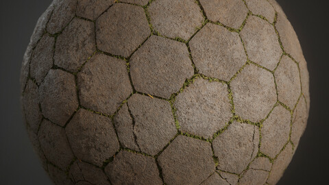 Concrete Hexagonal Tiles