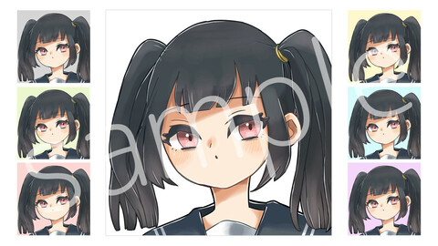 Sailor Suit Girl Icon
