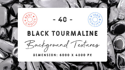 40 Black Tourmaline Background Textures