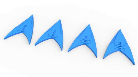 Cosplay 3D printable Badge from Star Trek Picard TV series season 2