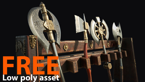 Axes - Free 3D Asset