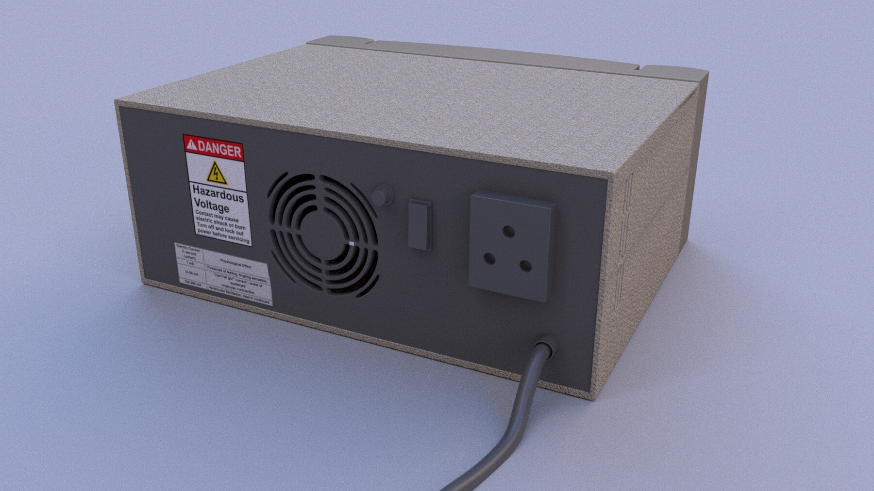 ArtStation inverter lowpoly model Game Assets