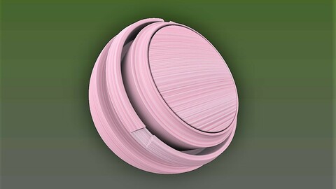 Pink watercolor paint material