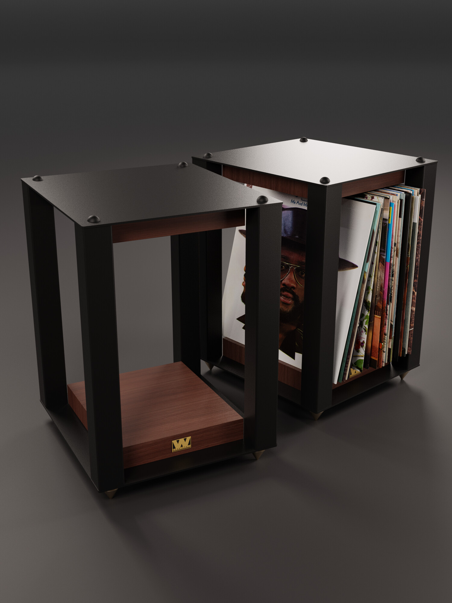 ArtStation Wharfedale LINTON Heritage Loudspeaker and Stands with