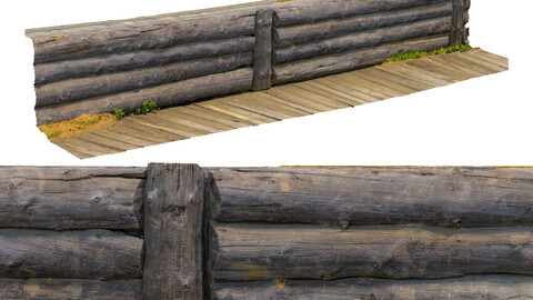 348 Wooden fence