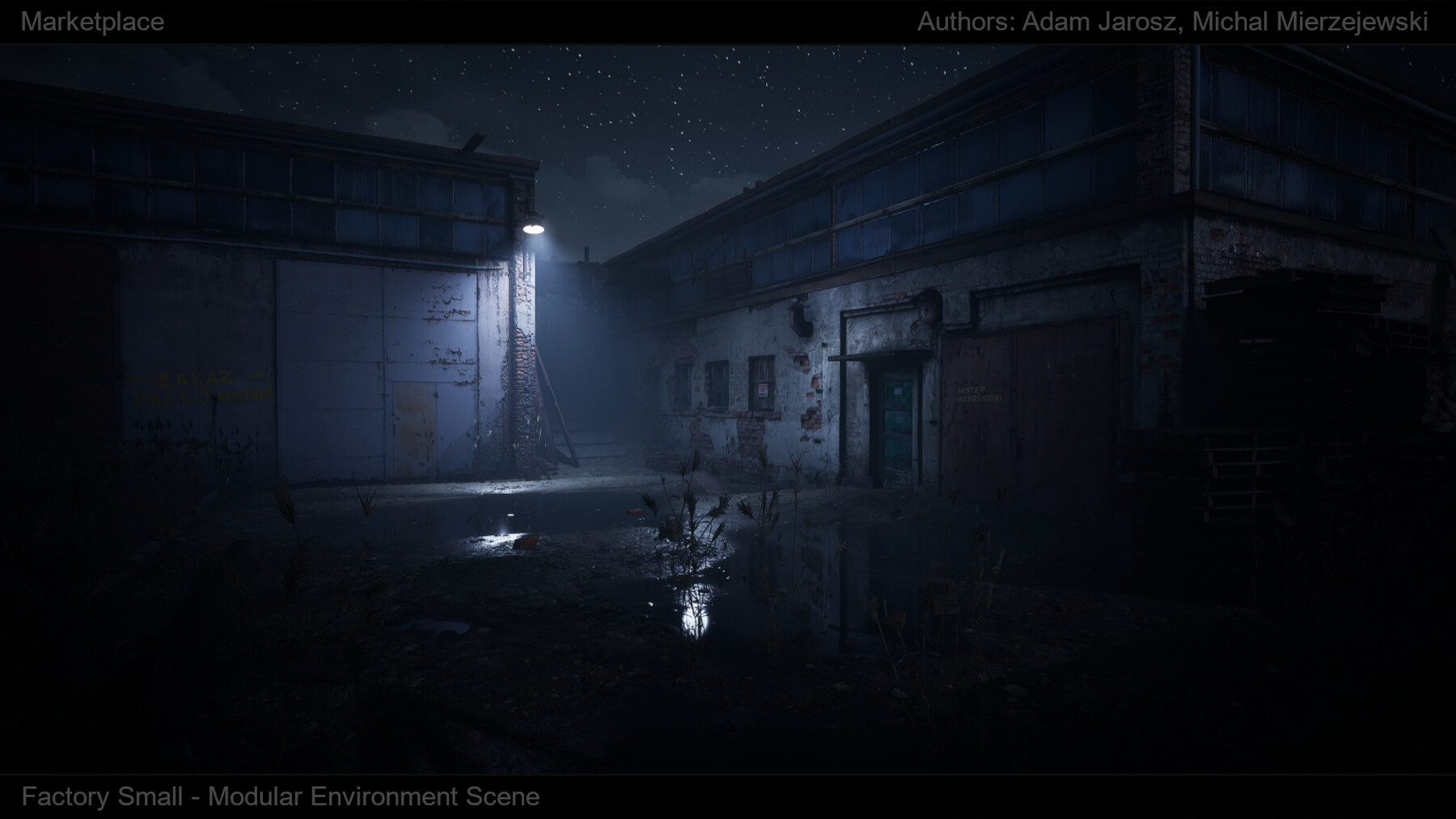 ArtStation - [UE4][SCANS] Old Factory Street | Game Assets