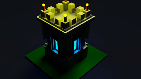 voxel Human tower
