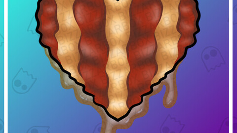 Twitch Emote: Bacon Heart