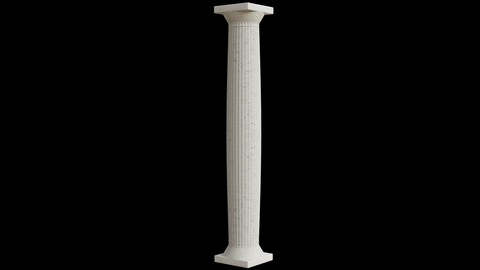 Doric Column 3D model