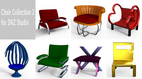 Chair Collection 2 for DAZ Studio