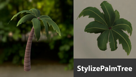 Stylize Palm Tree