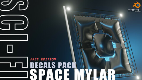 [FREE] Scifi space mylar decals pack