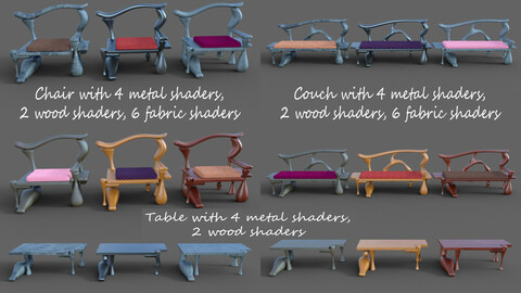 Fantasy Furniture Set 5 for DAZ Studio