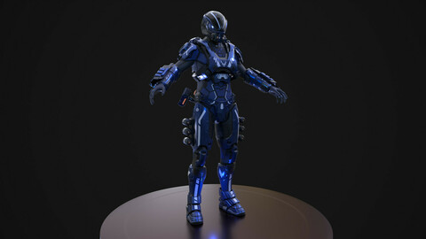 Character v2 Low-poly 3D model