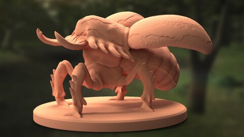 Beetle - Final Fantasy XI Online - Digital STL Miniature