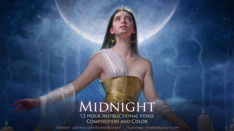 Midnight - Oil painting tutorial