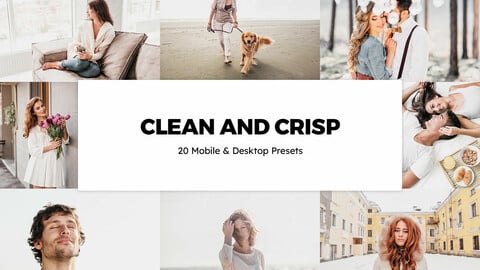 20 Clean and Crisp LUTs and Lightroom Presets