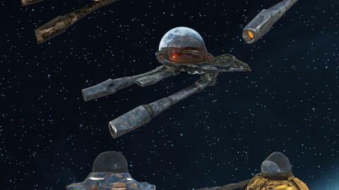 Spaceship Bundle Pack 6