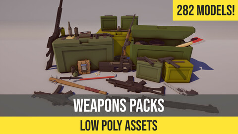 Low Poly FPS Weapons Pack