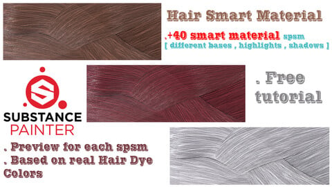 +40 Hair Smart Materials + free video tutorial