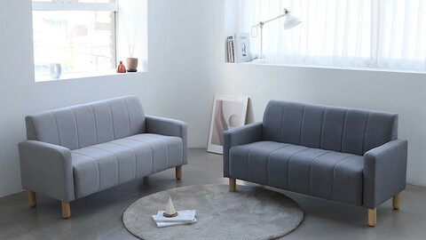 Honi 2 seater fabric sofa