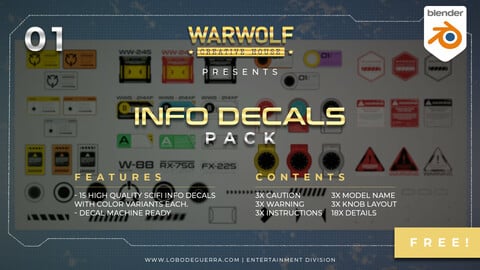 Warwolf Info Decals Pack 01