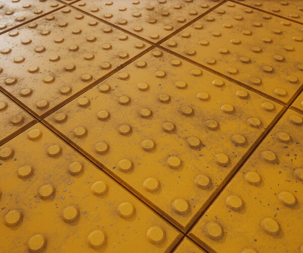 ArtStation - Tactile Pavement | Resources