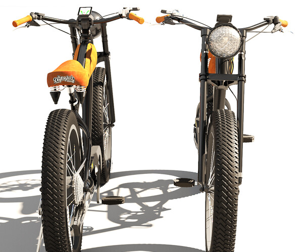 ArtStation Electric bike Game Assets