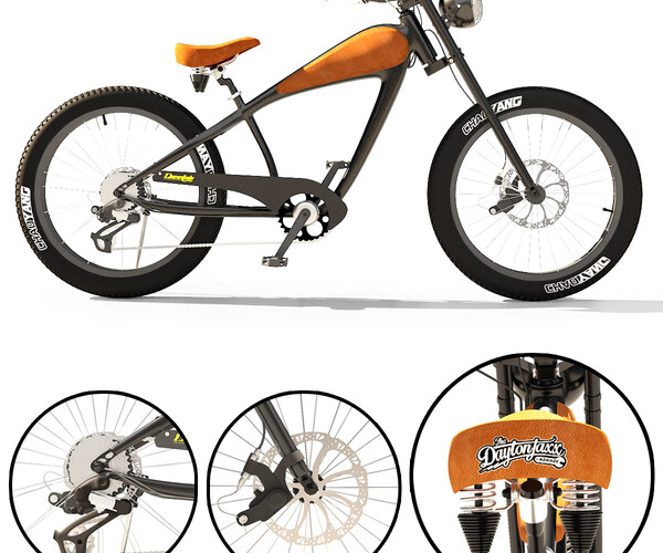 ArtStation Electric bike Game Assets