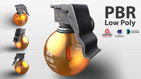 SCI FI Grenade Highly Flamable