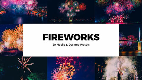 20 Fireworks LUTs and Lightroom Presets