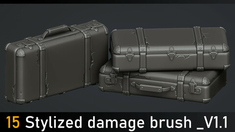 15 Stylized damage brush _V1.1