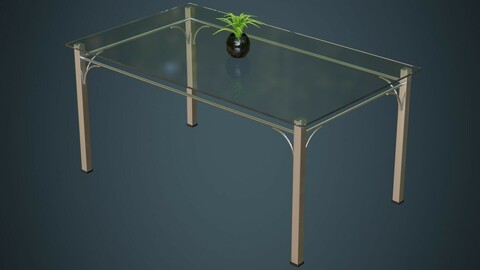 Glass Table 1A
