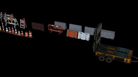 Roadworksassets full pack