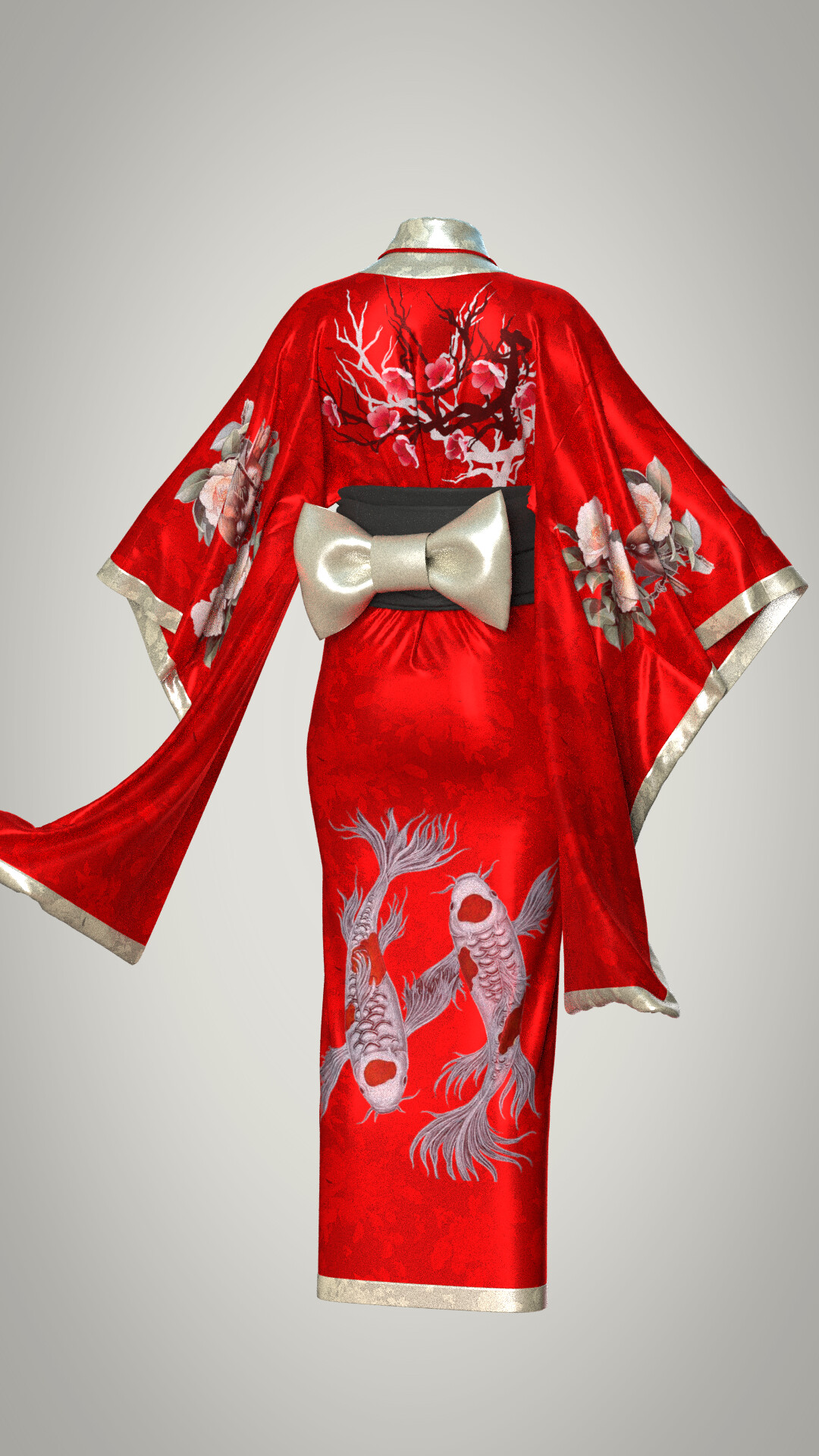 ArtStation Women's Kimono Game Assets