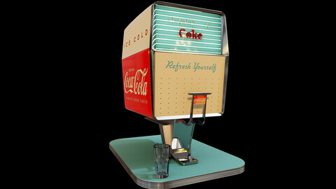 Vintage Coca-Cola dispenser