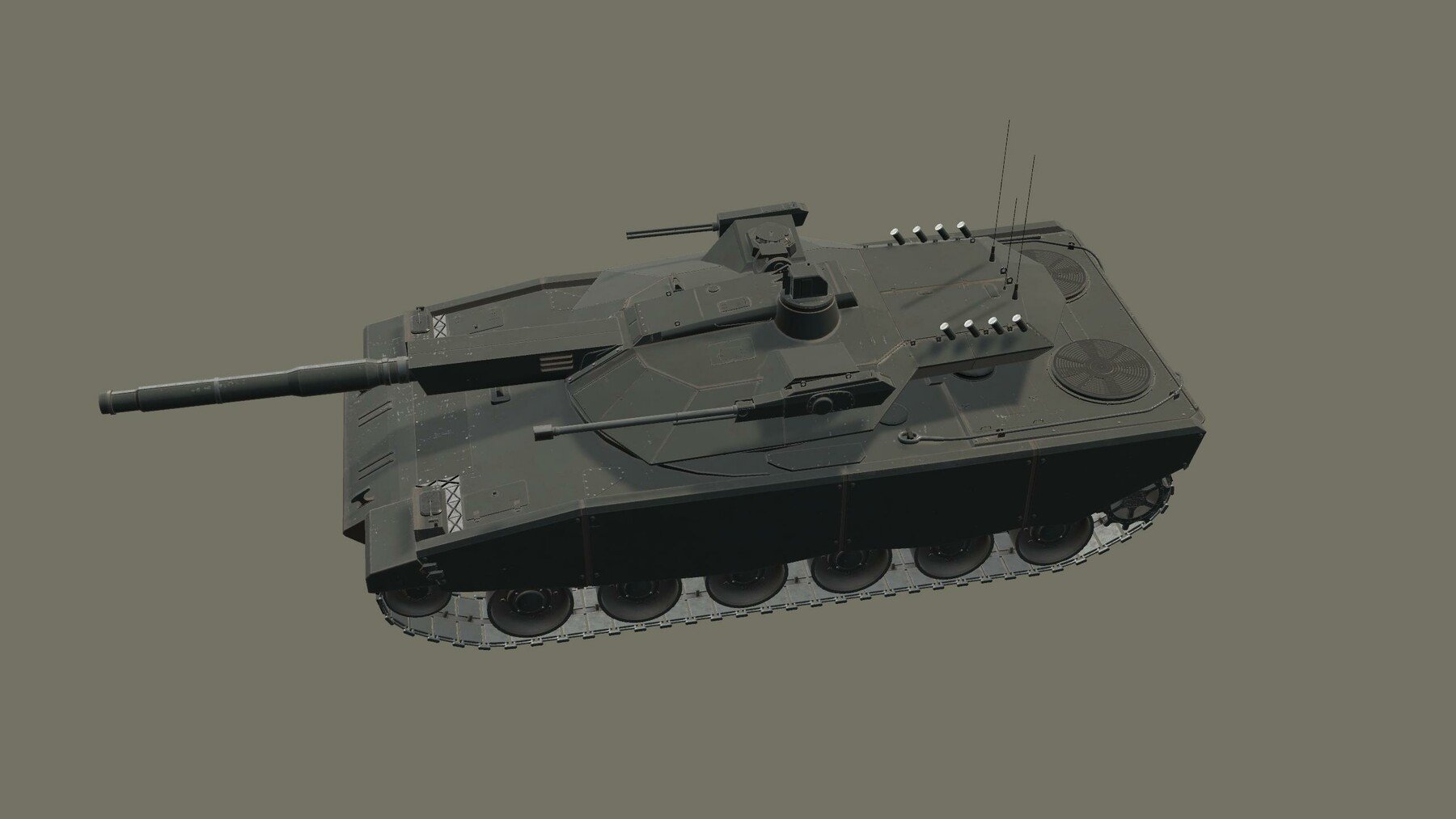 ArtStation - Modern MBT T-118 Jaguar | Game Assets